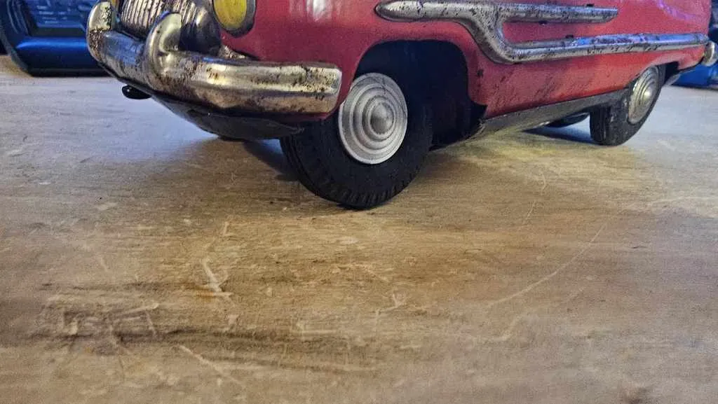 Replacement wheel for vintage tin toy car, photo 2 of 4 - Replacement wheel for vintage tin toy car Toys & Games