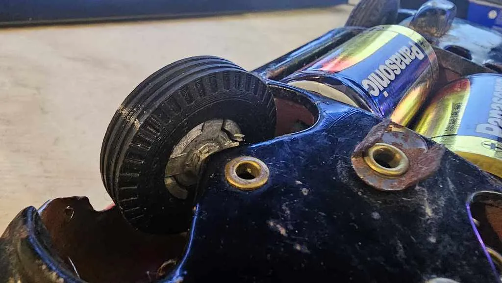 Replacement wheel for vintage tin toy car, photo 3 of 4 - Replacement wheel for vintage tin toy car Toys & Games