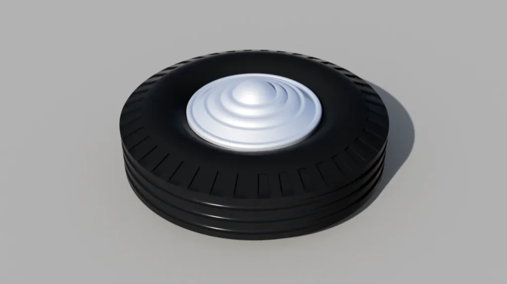 Replacement wheel for vintage tin toy car, photo 4 of 4 - Replacement wheel for vintage tin toy car Toys & Games