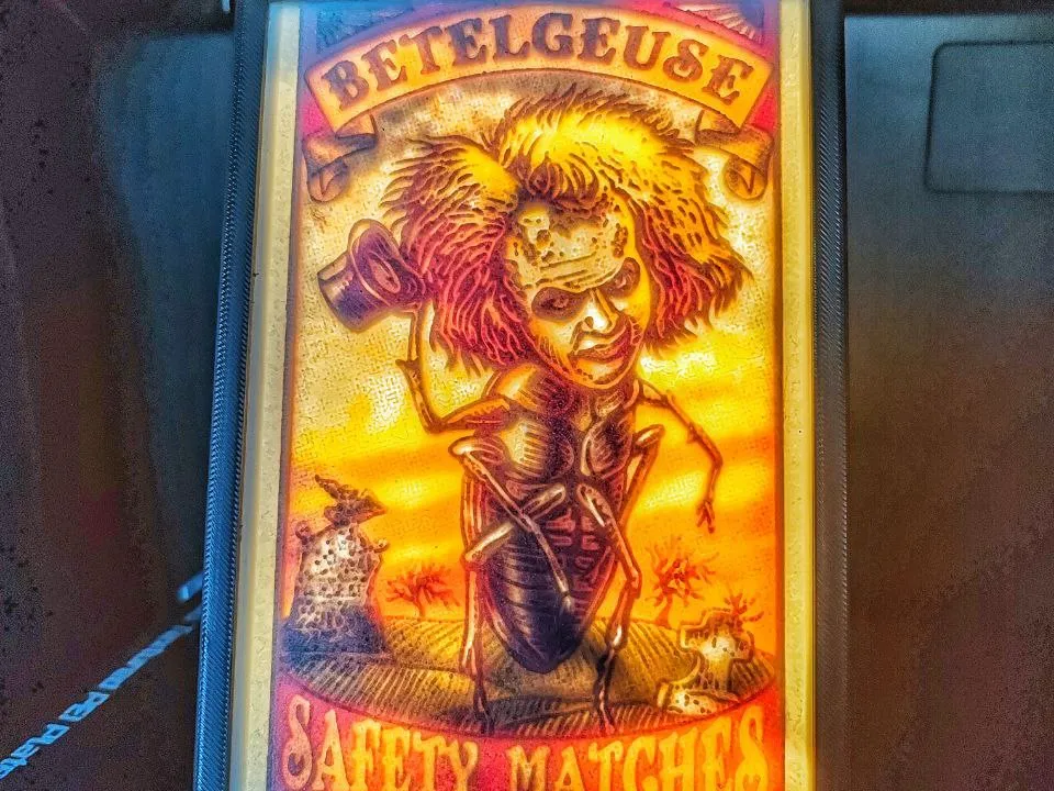 Betelgeuse lithophane color - Photo Art & Lithophanes, in stock in India
