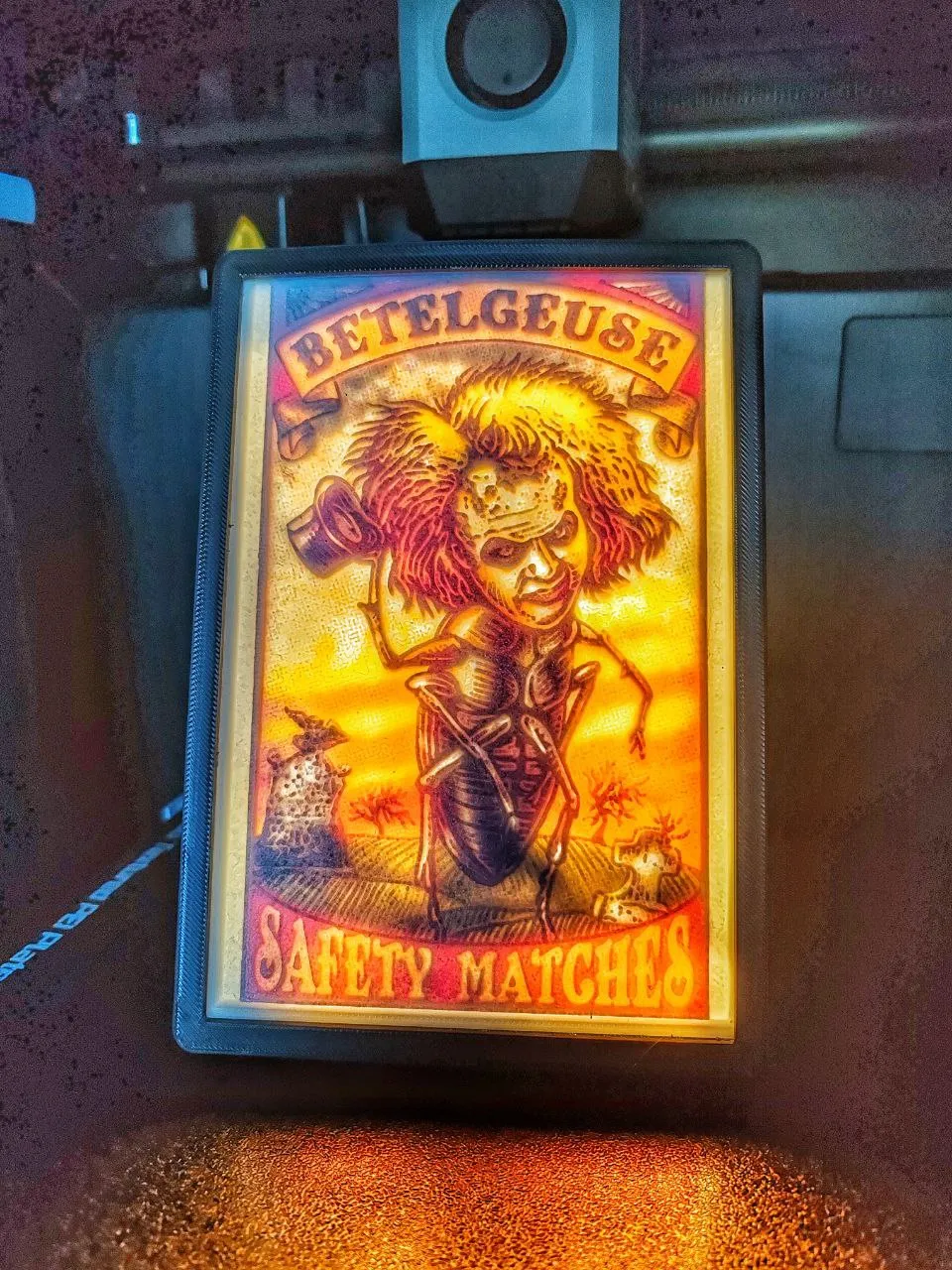 Betelgeuse lithophane color, photo 2 of 4 - Betelgeuse lithophane color Generative Art