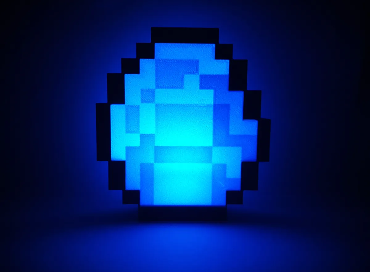 Minecraft Diamond Emerald Gold Lamp - Tealight LED, photo 3 of 4 - Minecraft Diamond Emerald Gold Lamp - Tealight LED Household