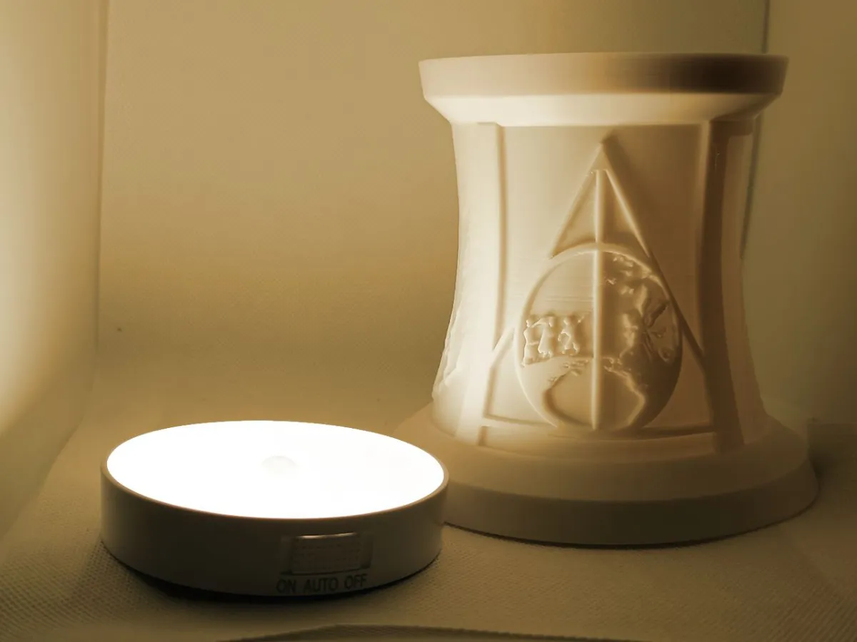 Deathly Hallows Litho round Lamp, photo 3 of 4 - Deathly Hallows Litho round Lamp Household