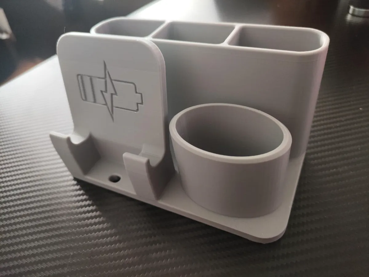 iPhone Charging Station with Storage, photo 3 of 4 - iPhone Charging Station with Storage Household