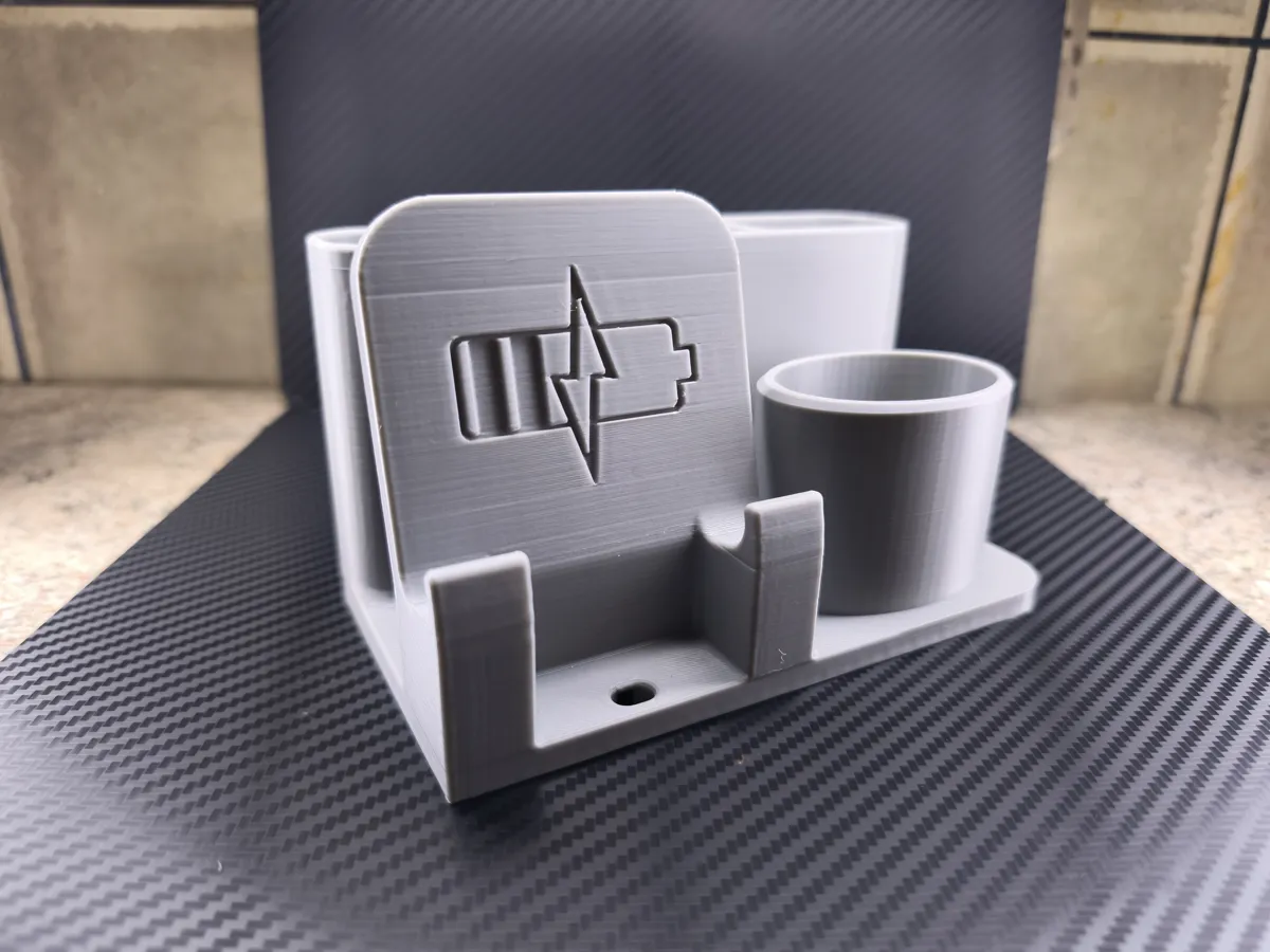 iPhone Charging Station with Storage, photo 4 of 4 - iPhone Charging Station with Storage Household