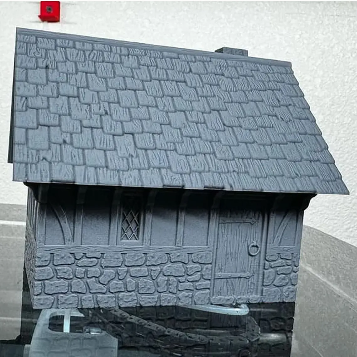 28mm Medieval Fantasy House, photo 4 of 4 - 28mm Medieval Fantasy House Miniatures
