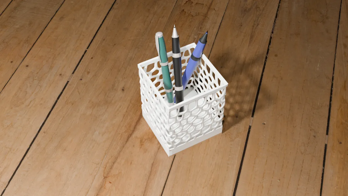 Modern Pen/Pencil holder, photo 2 of 3 - Modern Pen/Pencil holder Desk & Office