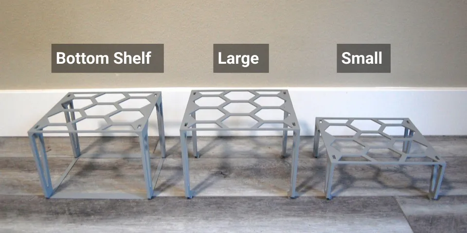 Stackable / Modular Shoe Rack Organizer Honeycomb, photo 3 of 4 - Stackable / Modular Shoe Rack Organizer Honeycomb Storage & Organisation
