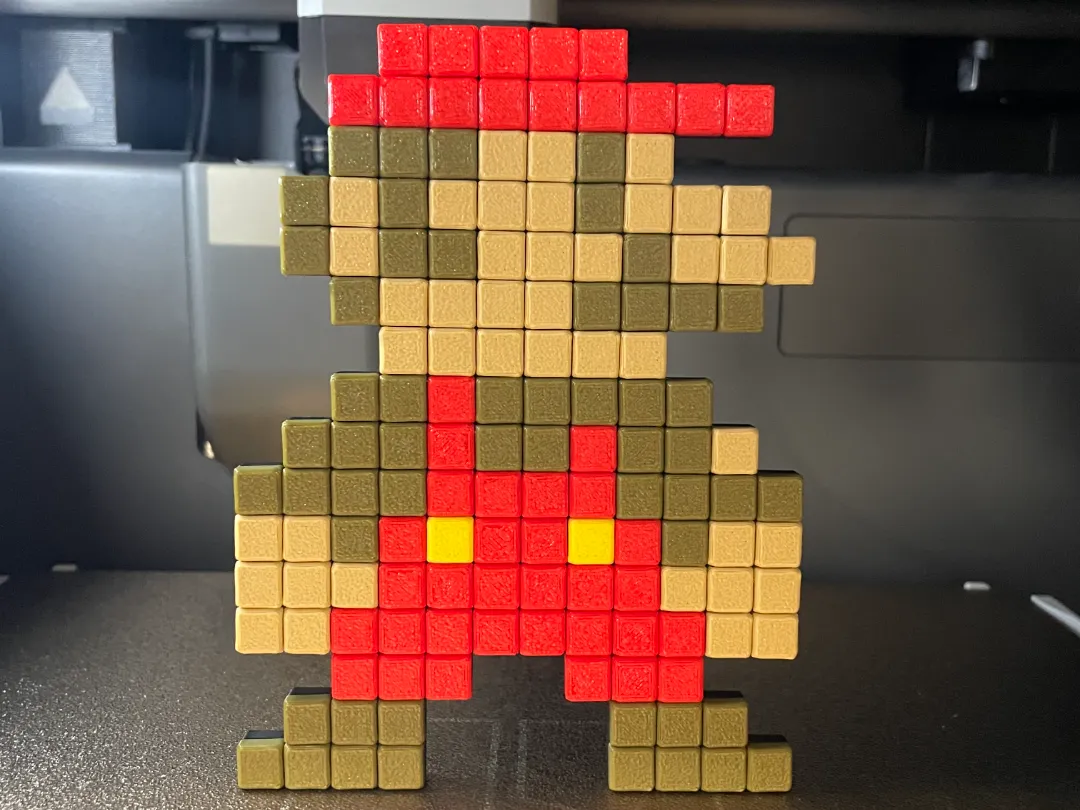 Super Mario 8-Bit Pixel Puzzle