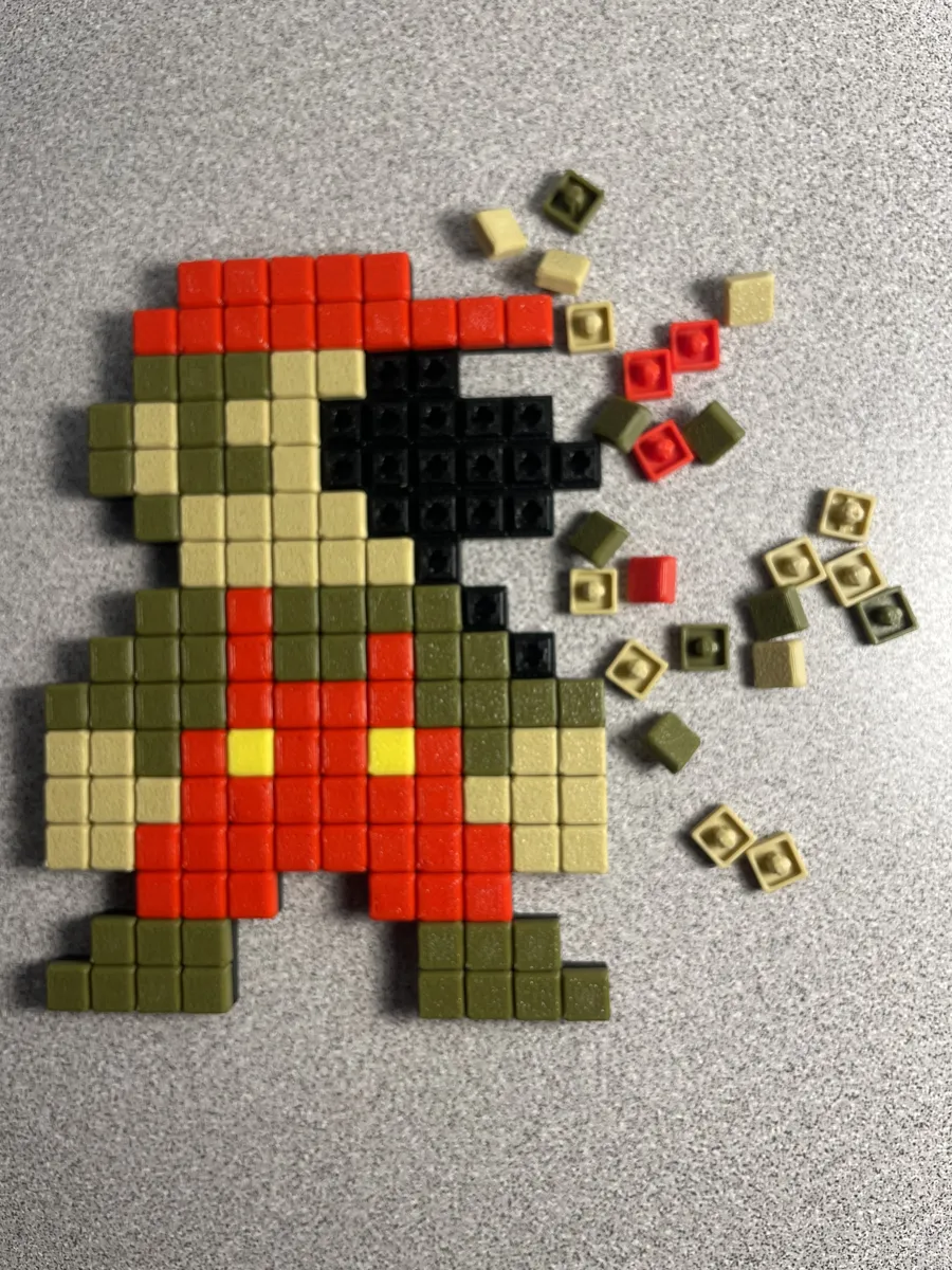 Super Mario 8-Bit Pixel Puzzle, photo 3 of 4 - Super Mario 8-Bit Pixel Puzzle Toys, Games & Hobbies
