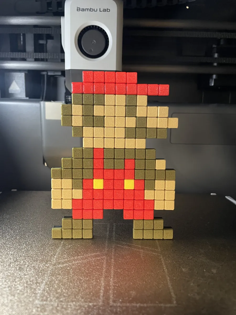 Super Mario 8-Bit Pixel Puzzle, photo 4 of 4 - Super Mario 8-Bit Pixel Puzzle Toys, Games & Hobbies
