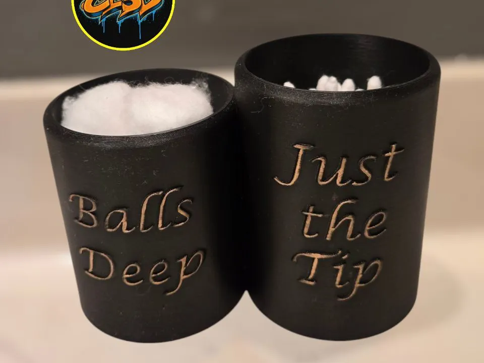 Q-Tip and Cotton Ball Holder
