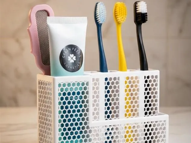Bathroom Organizer Toothbrush & Toothpaste Holder