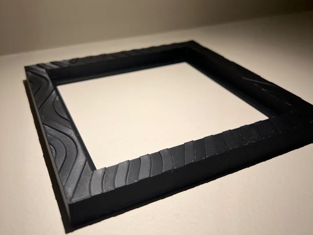 Textured frame