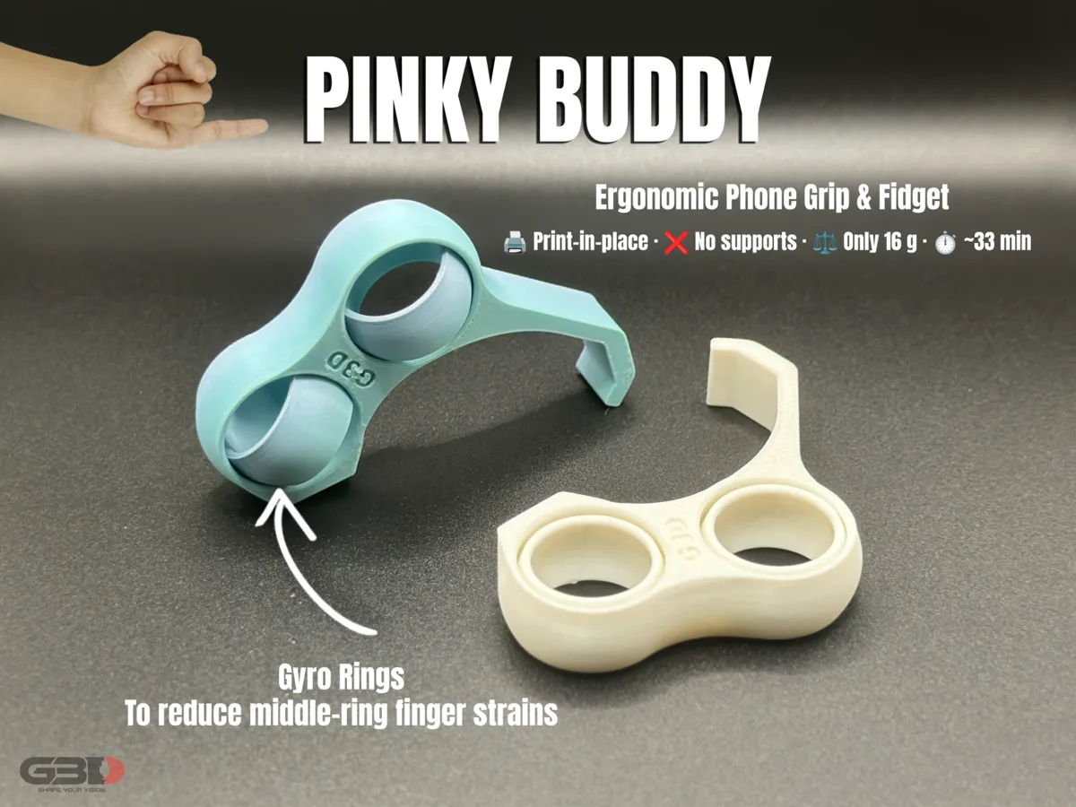Pinky Buddy Ergonomic Phone Grip