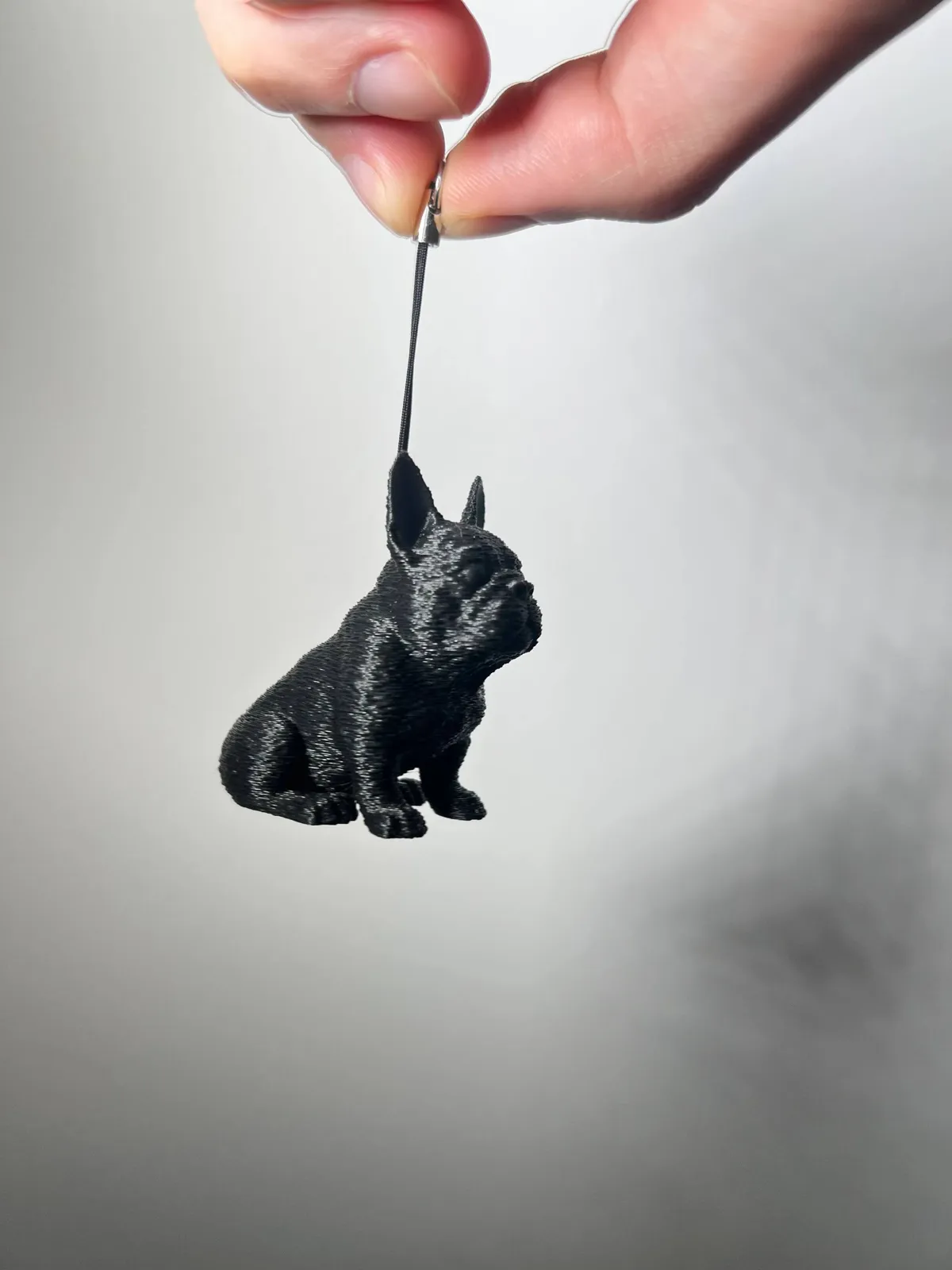 French Bulldog Keychain - Fuzzy (Commercial use)!, photo 4 of 4 - French Bulldog Keychain - Fuzzy (Commercial use)! Keychains