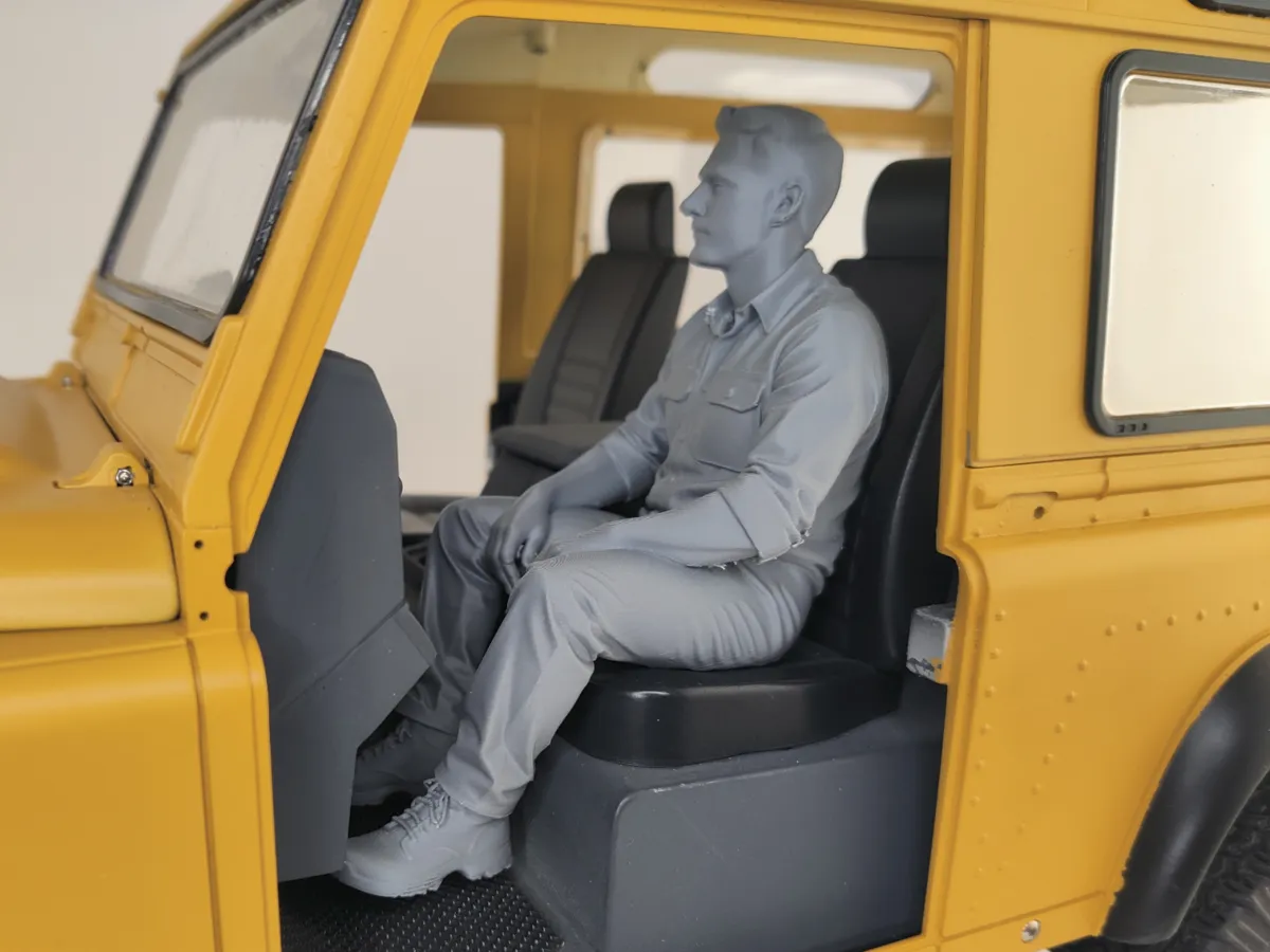 Man passenger for rc scaler or crawler 1:10