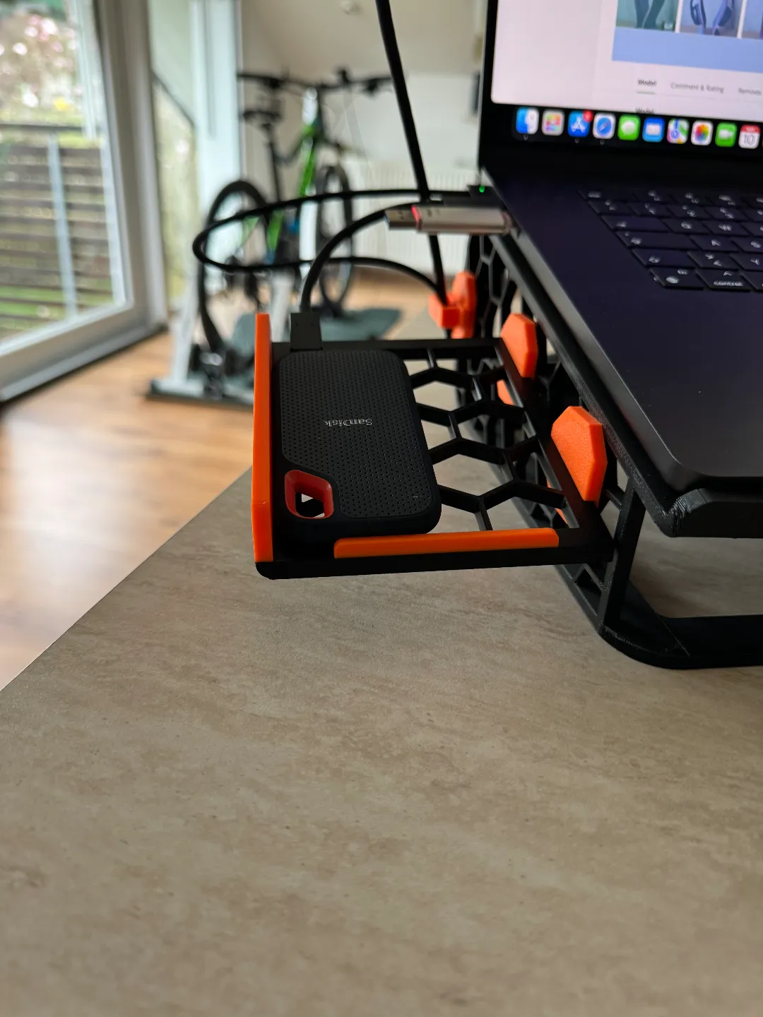 Side Shelf for Laptop Stand