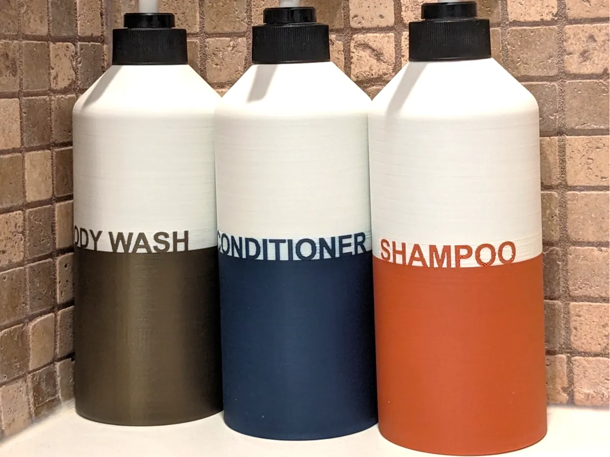 Shampoo, Conditioner & Body Wash Pump Bottle Cover