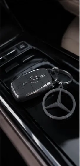 Mercedes-Inspired Star Keychain, photo 2 of 4 - Mercedes-Inspired Star Keychain Keychains