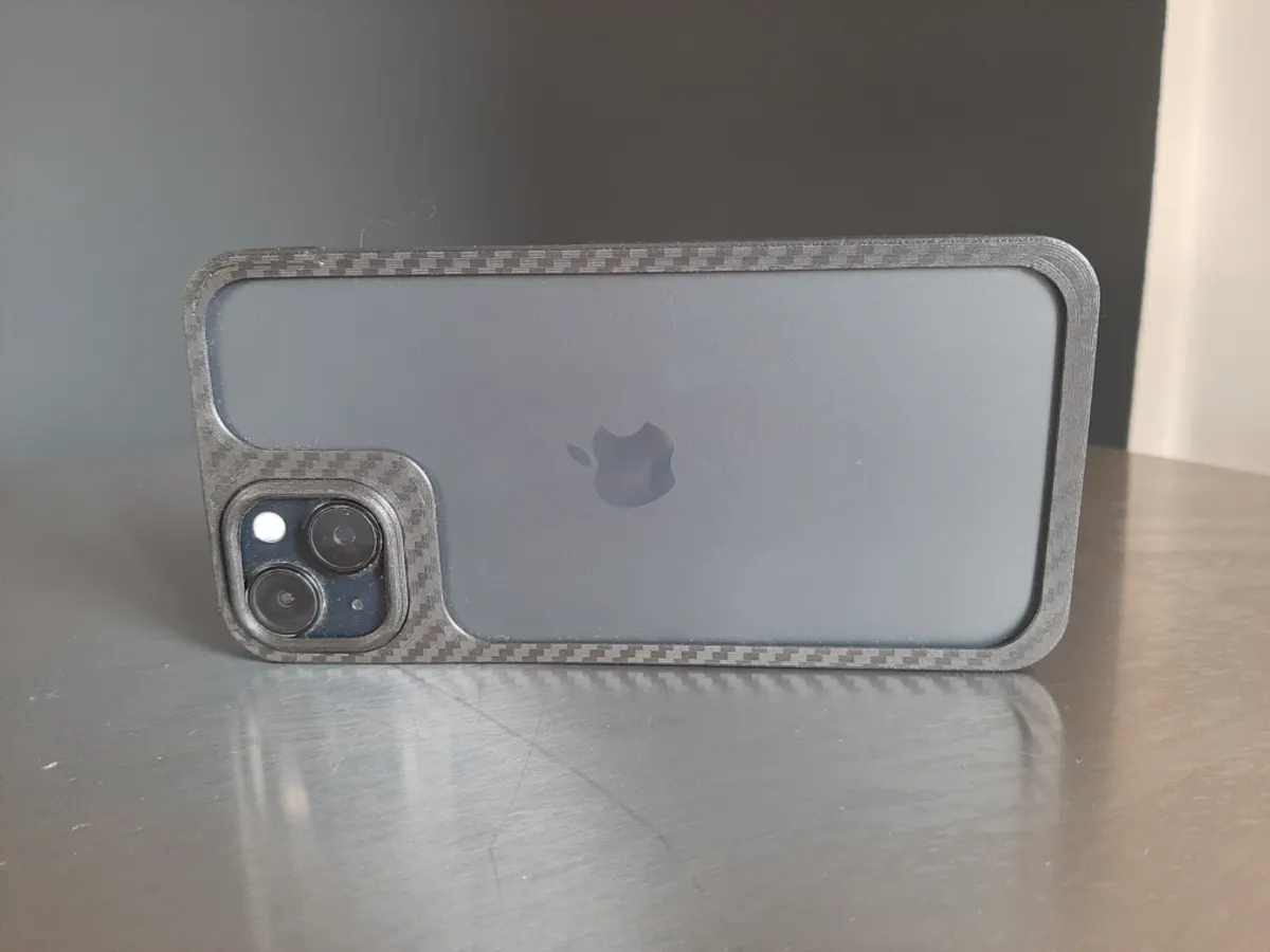 iPhone 15 and 14 Carbon Hard Frame Case, photo 4 of 4 - iPhone 15 and 14 Carbon Hard Frame Case Hobby & DIY