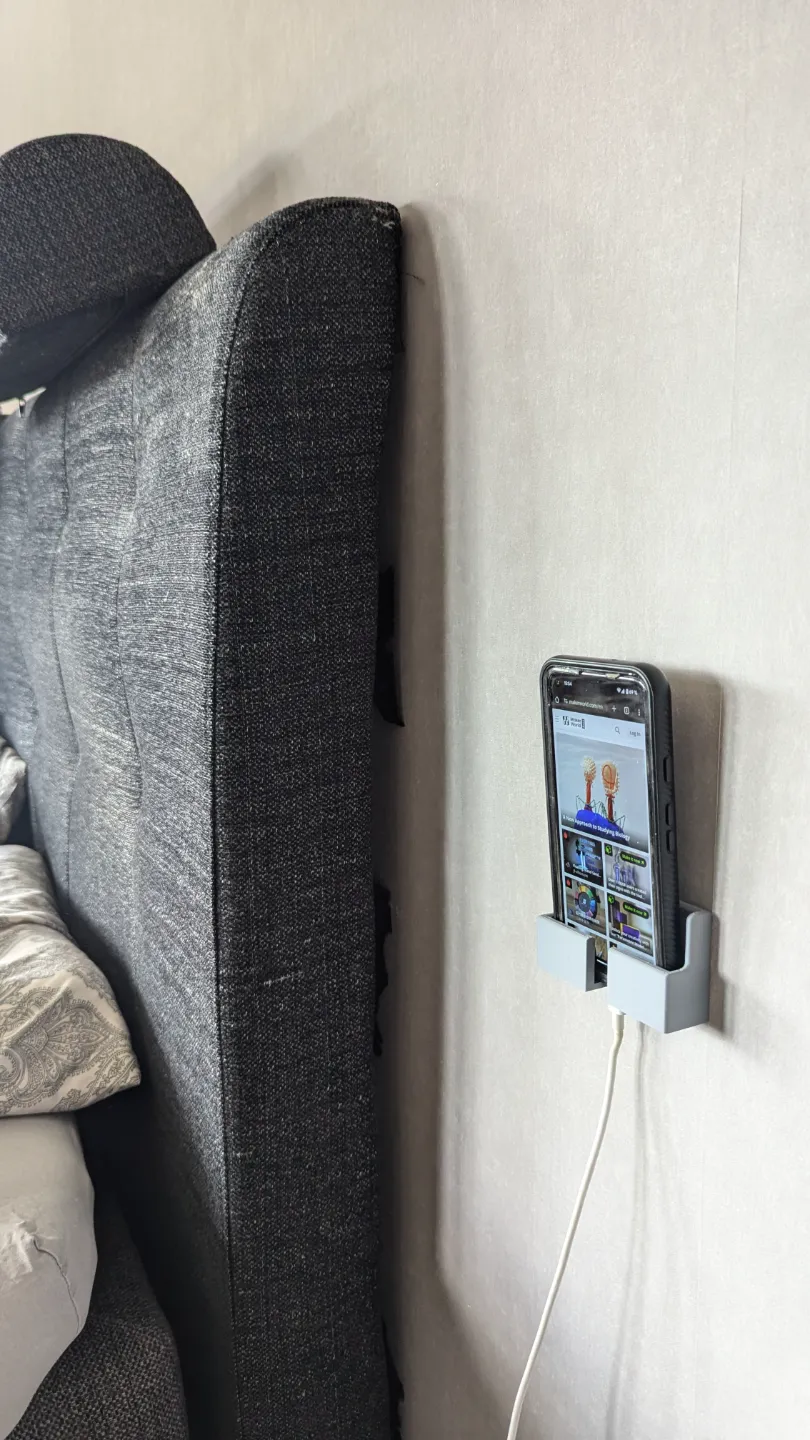 Wall Mounted Phone Holder, photo 3 of 4 - Wall Mounted Phone Holder Mobile & Device Accessories