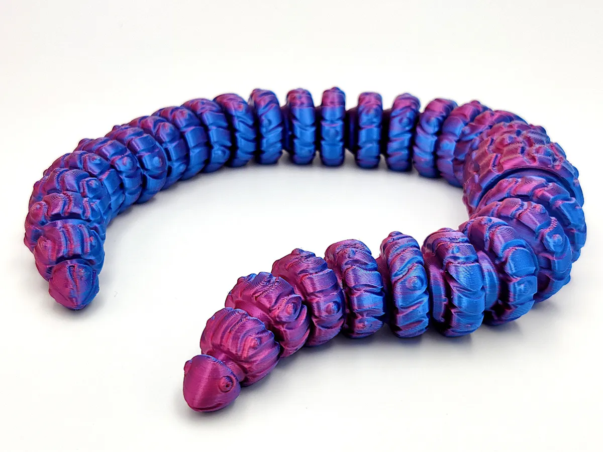 Wormy, a Articulated Flexi Worm Toy, photo 2 of 4 - Wormy, a Articulated Flexi Worm Toy Fidget & Sensory Toys