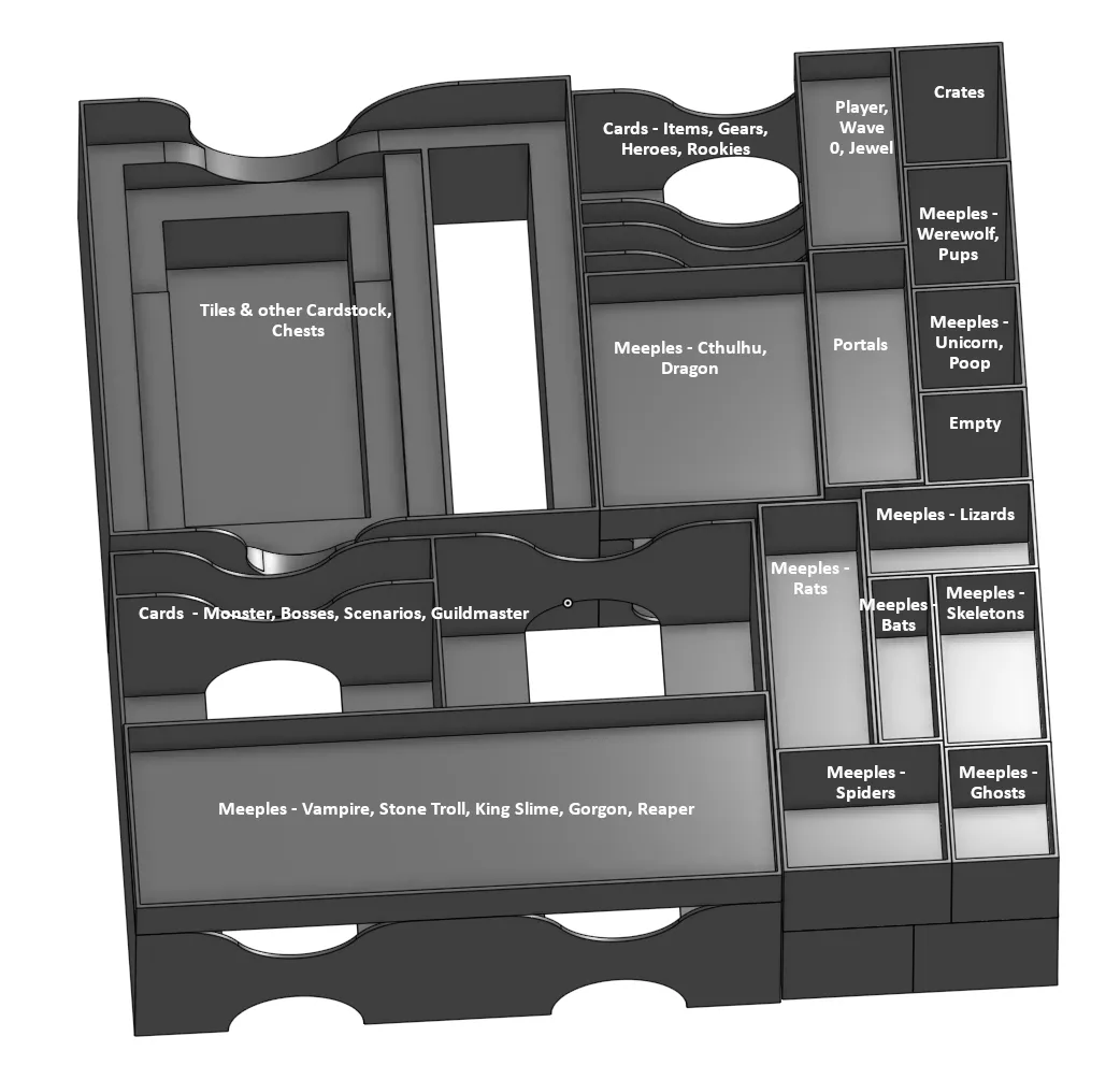 Keep the Heroes Out and Boss Battles Insert, photo 2 of 4 - Keep the Heroes Out and Boss Battles Insert Toys & Games