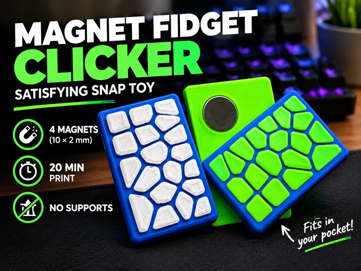 Snappy Magnet Fidget Clicker, 4 Magnets - Other Toys & Games, in stock in India