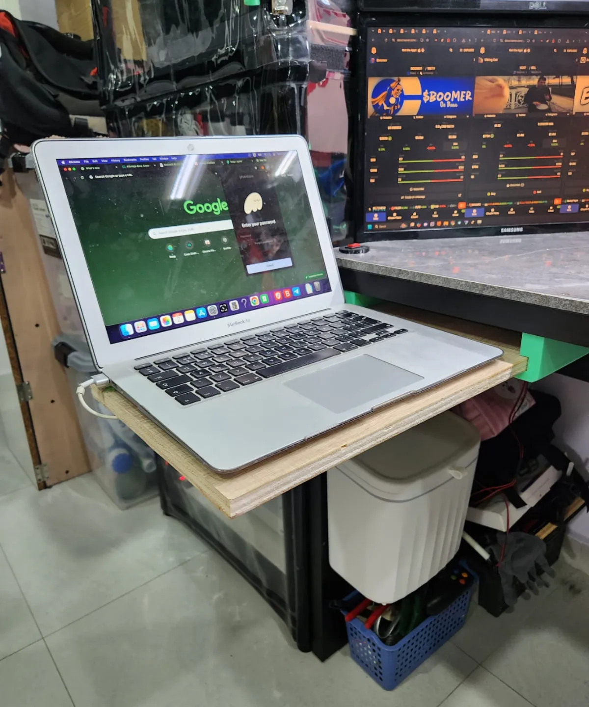 Pull Out Table Drawer For Macbook & Laptop, photo 3 of 4 - Pull Out Table Drawer For Macbook & Laptop Hobby & DIY