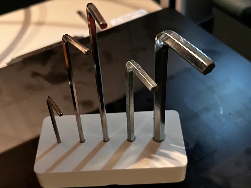 Gridfinity 1x2 Allen / Hex Keys Holder - Organizers, in stock in India