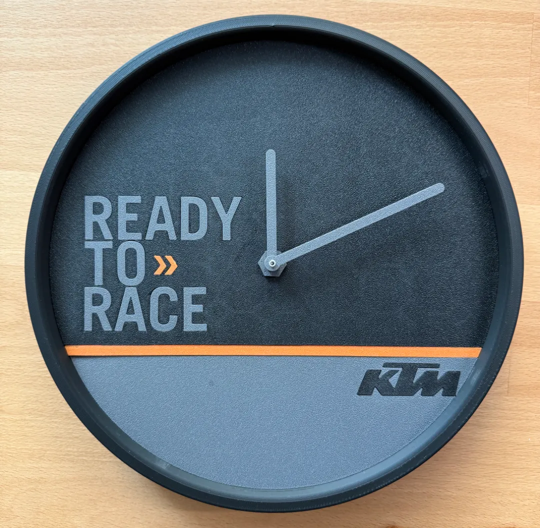 KTM Wall Clock