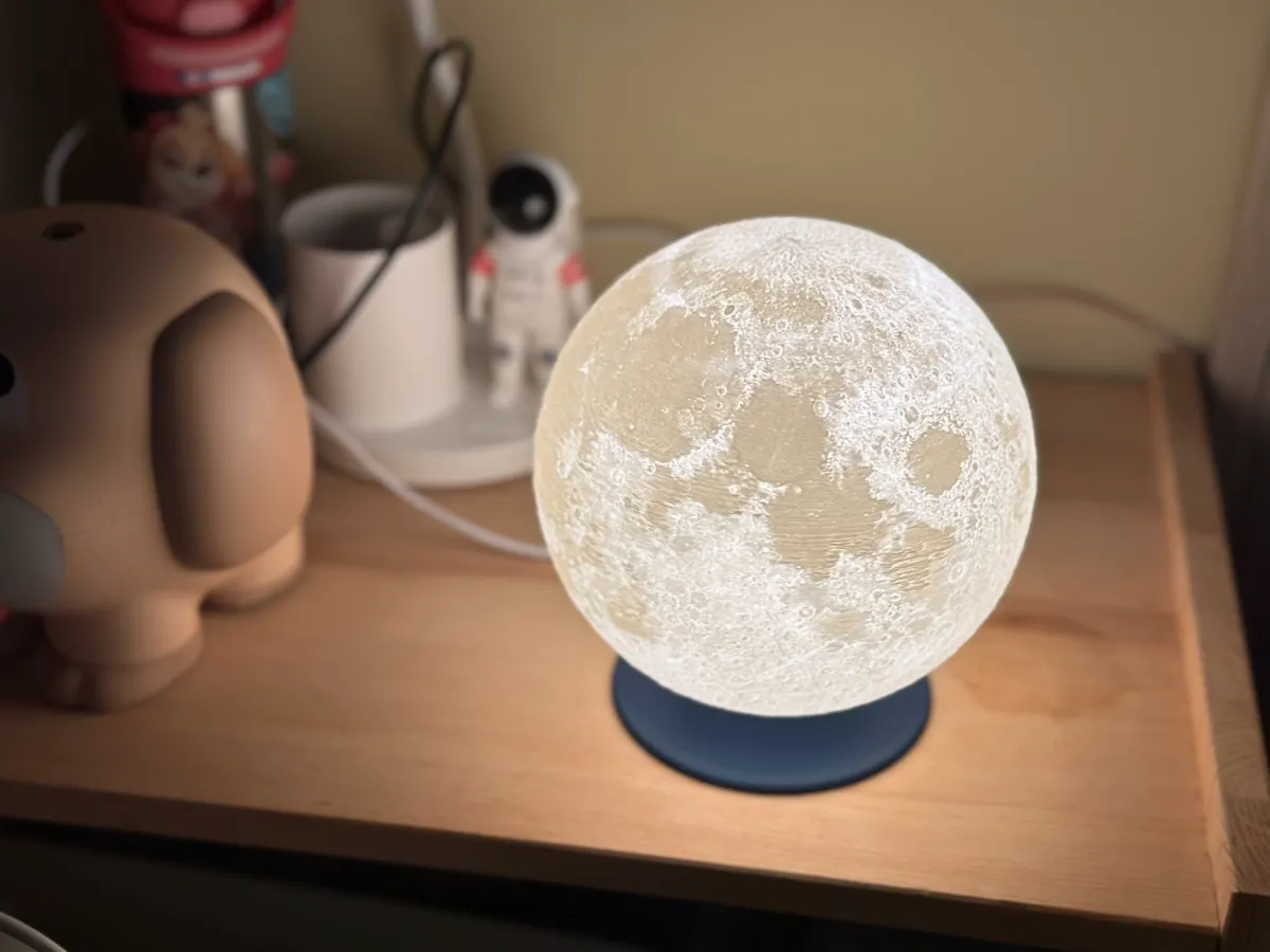 Moon light stand for LED lamp kit