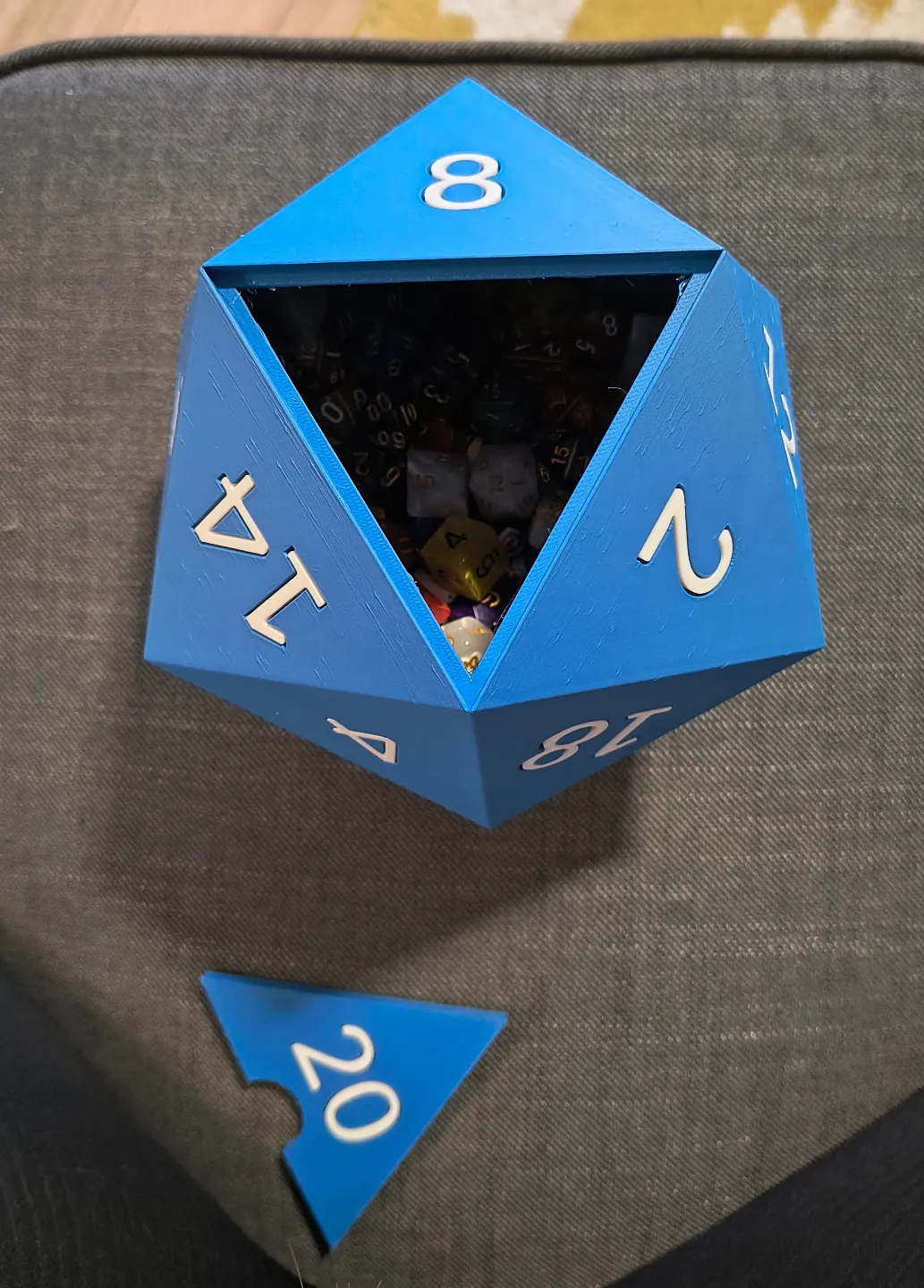 D20 Dice Box - Stylish Storage for Tabletop Gamers, photo 3 of 4 - D20 Dice Box - Stylish Storage for Tabletop Gamers Board Games & Tabletop