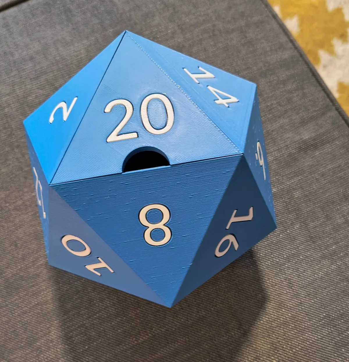 D20 Dice Box - Stylish Storage for Tabletop Gamers, photo 4 of 4 - D20 Dice Box - Stylish Storage for Tabletop Gamers Board Games & Tabletop