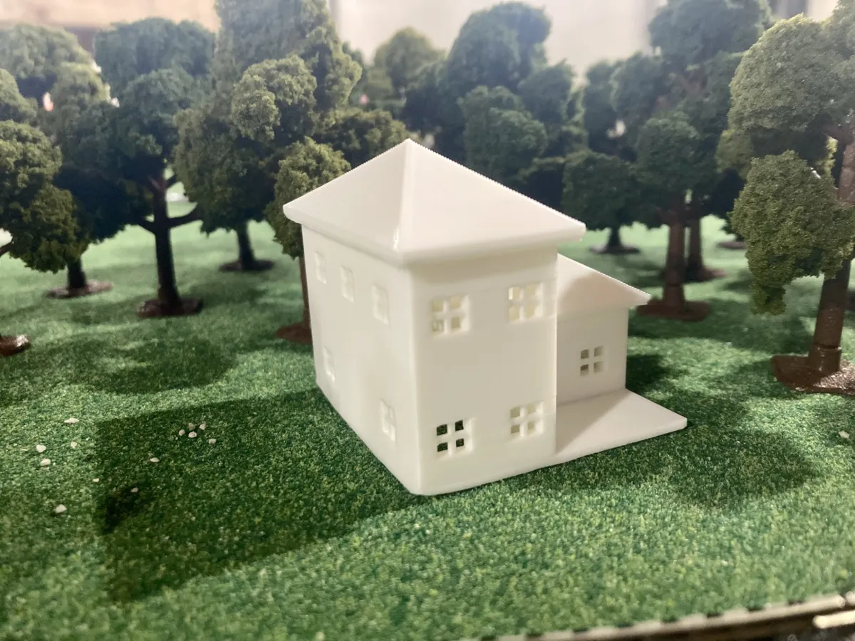 N scale (1:160) 2 story house, photo 4 of 4 - N scale (1:160) 2 story house Models, RC & Drones