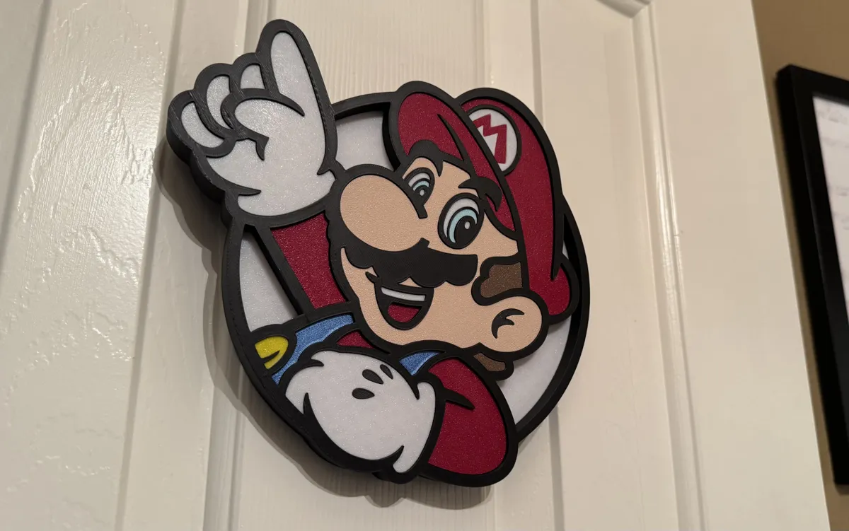 Mario Wall Art, photo 4 of 4 - Mario Wall Art Home Decor Items