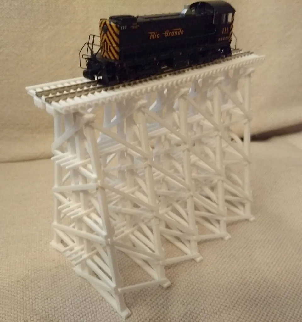 N Scale Train Trestle Display, photo 4 of 4 - N Scale Train Trestle Display Tools & Workshop