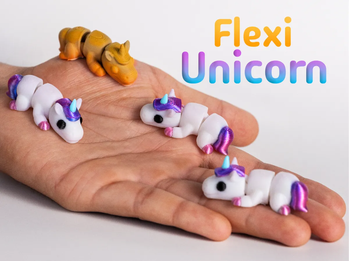 Twinki the unicorn, Articulated & Keychain
