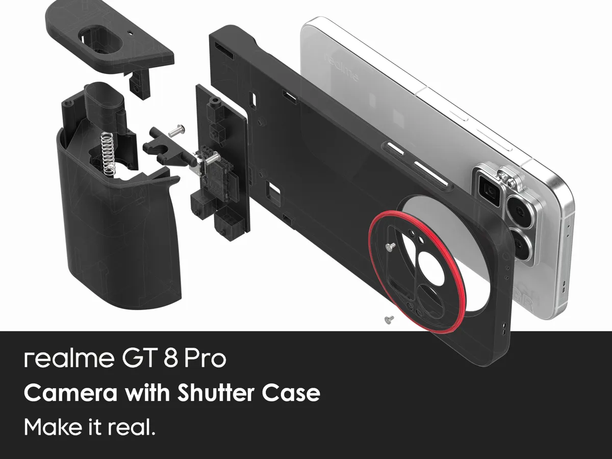 Realme GT8 Pro Camera Shutter Case, photo 3 of 4 - Realme GT8 Pro Camera Shutter Case Mobile & Device Accessories