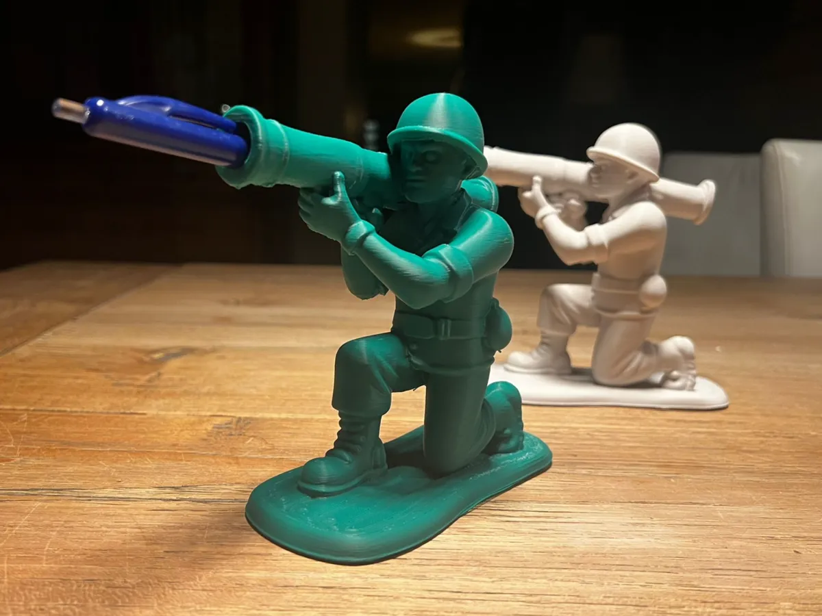 Pen Holder - Bazooka Soldier