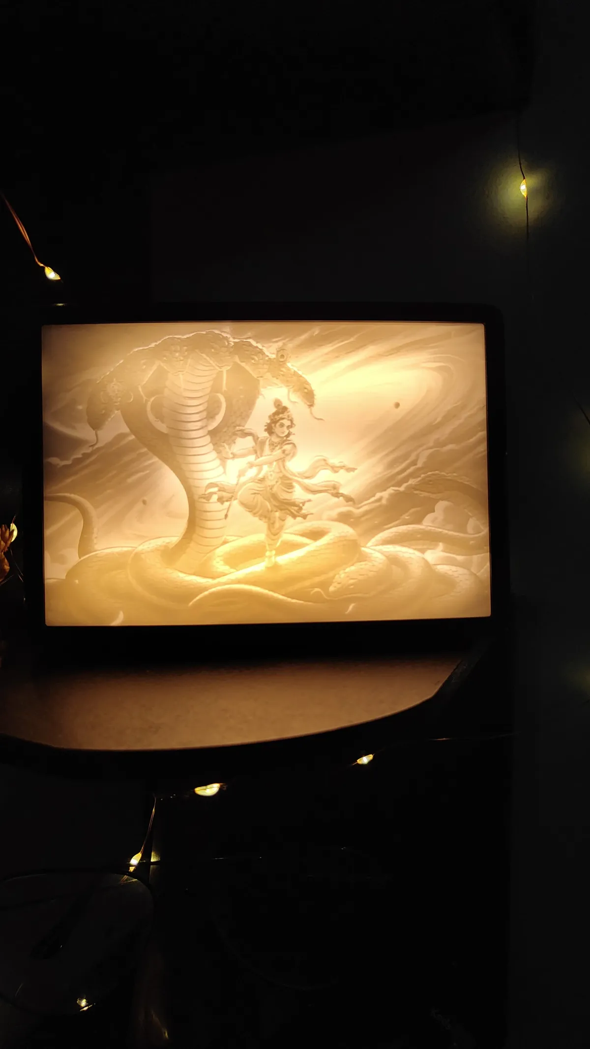 lord krishna lithophane, photo 4 of 4 - lord krishna lithophane Spiritual & Festive