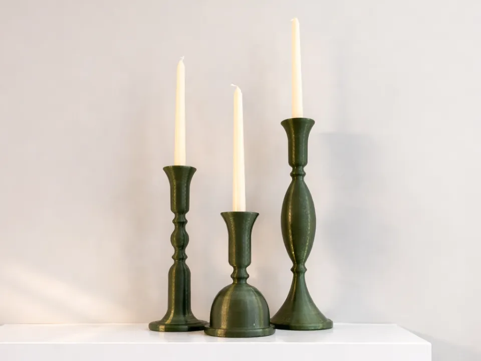Elegant Taper Candle Holder Set