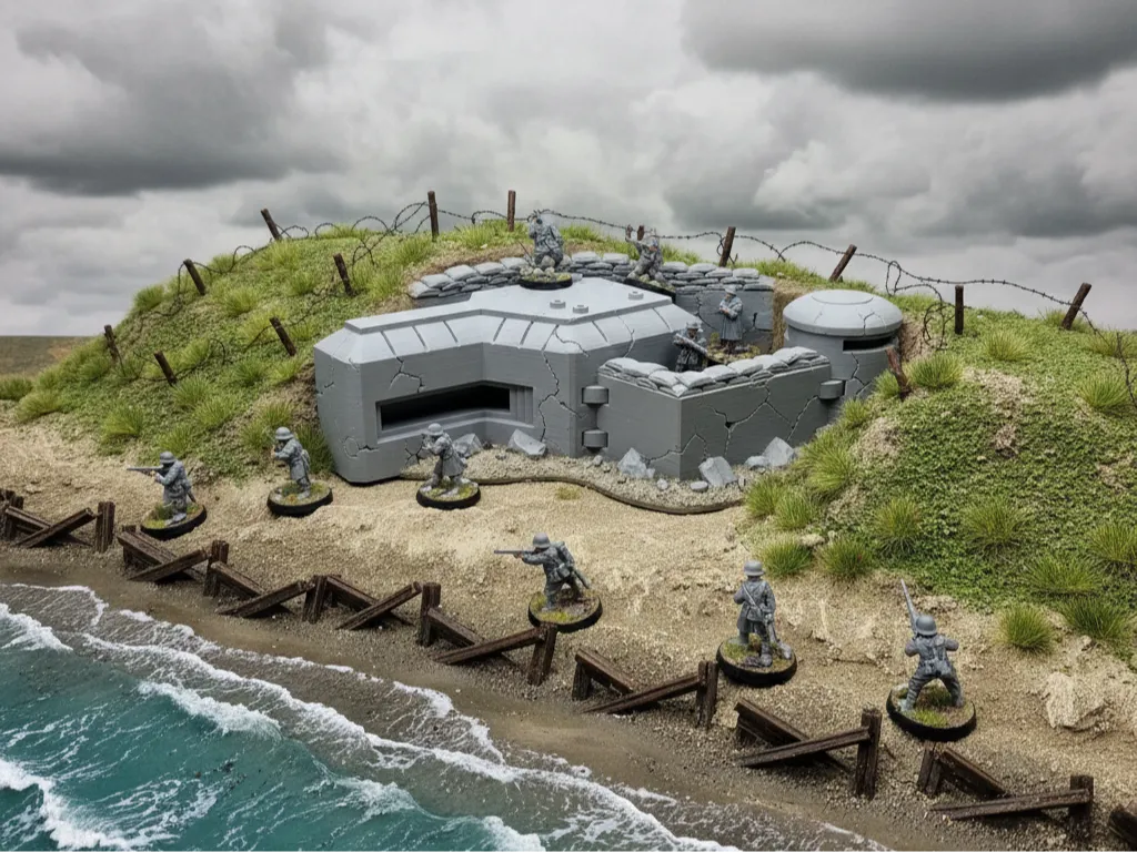 WW2 Bunker - Tabletop Wargame Terrain