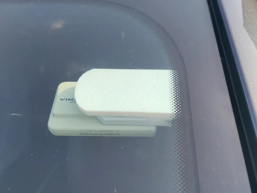 Support télépéage sans colle