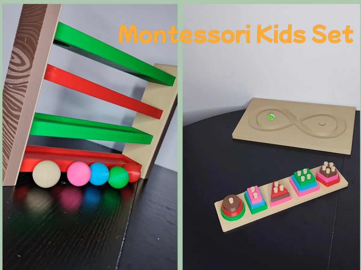 Montessori Educational Kids Set (3-in-1)