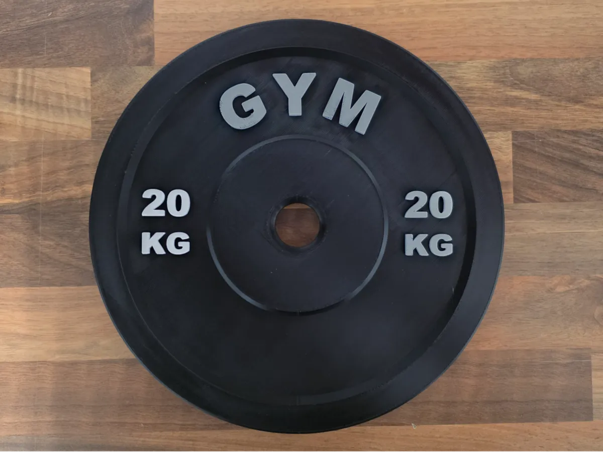 Gym Door Sign - Bumper Plate