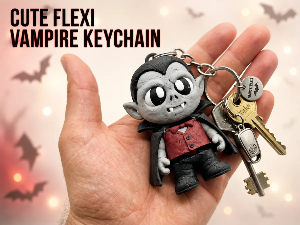 Cute Flexi Vampire Keychain - Other Toys & Games, in stock in India