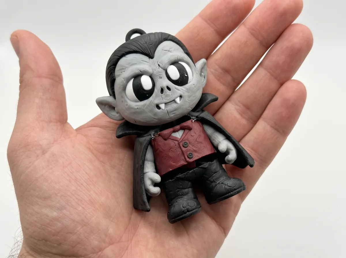 Cute Flexi Vampire Keychain, photo 4 of 4 - Cute Flexi Vampire Keychain Toys & Games