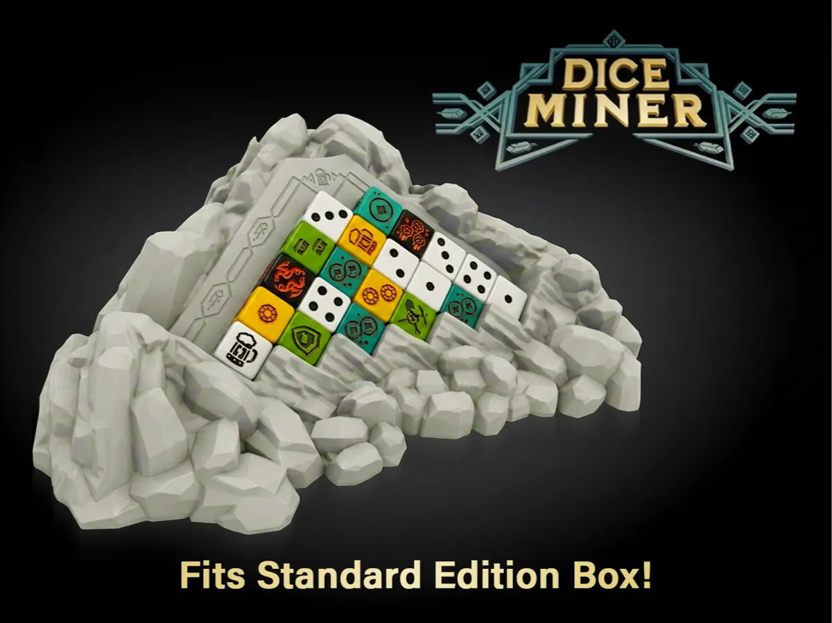 Dice Miner Mountain (Fits standard edition box) - Board Games, in stock in India